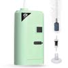 Аэратор для аквариума, USB-зарядка, встроенный аккумулятор, бесшумный 35 дБ, компактный, портативный насос для кислорода (зеленый)