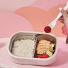 Portable Divides Lunch Box Cartoon Meal Box Food Containe Stainless Steel Lunch Box  HOME