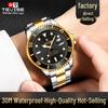 Swiss Tavis Classic Automatic Men's Watch - High-End Steel Band Water Ghost Fashion Trend