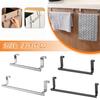 Towel Rod Steel Metal Wire Over Cabinet Towel Rack Storage Organizer Bathroom Door Hanging Towel Rack Punch-free Rag Hanger