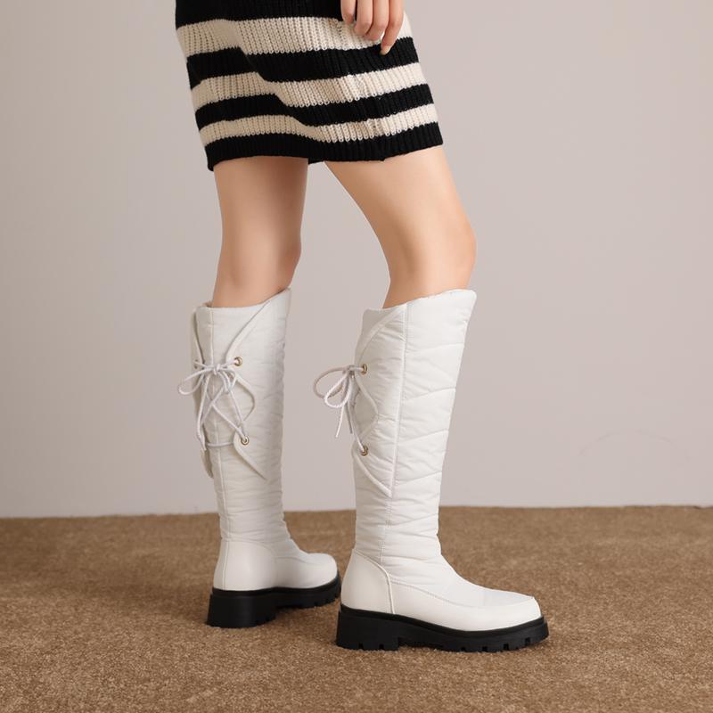 Женские зимние сапоги — это незаменимые теплые плюшевые хлопковые сапоги, удобные повседневные полусапоги большого размера.