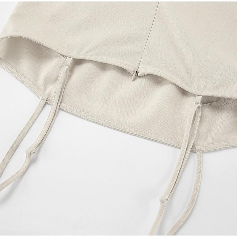 Элегантное хлопковое платье-комбинация с подкладкой, женское однотонное платье без рукавов, длинное женское платье 2025 года, весна-лето, модное женское пляжное платье