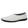 Fashion Driving Shoes Men Slip On Shoes Casual Loafers Summer Man Moccasins Lightweight Genuine Leather Male Low Top Flats Boat Shoes