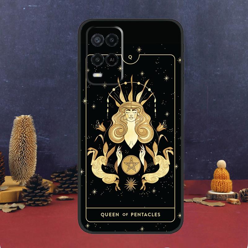 Witches Moon Tarot Mystery Totem For OPPO A58 A78 A98 A15 A16 A17 A76 A96 A77 A52 A72 A5 A9 A79 A94 A74 A57S A53S A54S Case