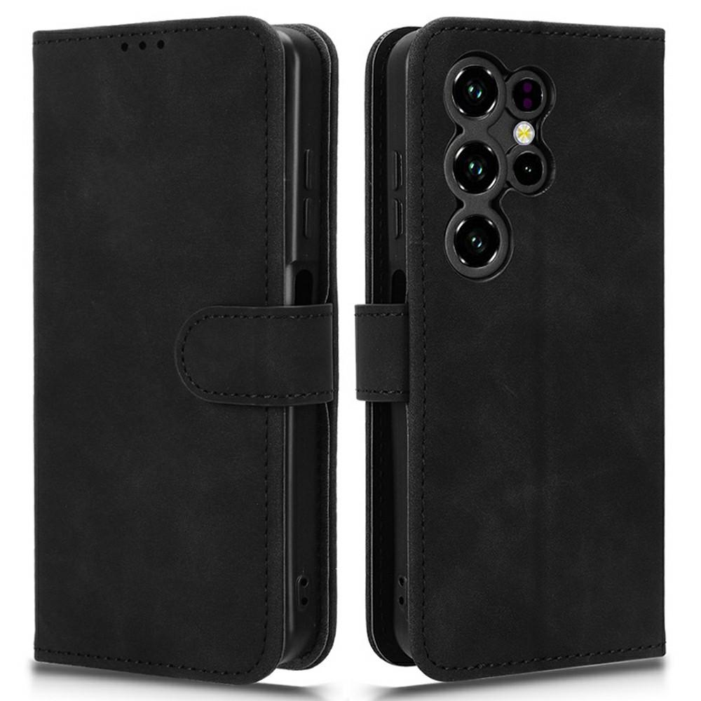 Кожаный чехол-книжка для Oukitel C2, ощущение кожи, противоударный, с кошельком, подставкой