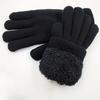 Термоперчатки WarmthPlus - Одежда для активного отдыха, пешего туризма и активного отдыха - Легкие, пятипалые, на меховой подкладке, вязаные перчатки