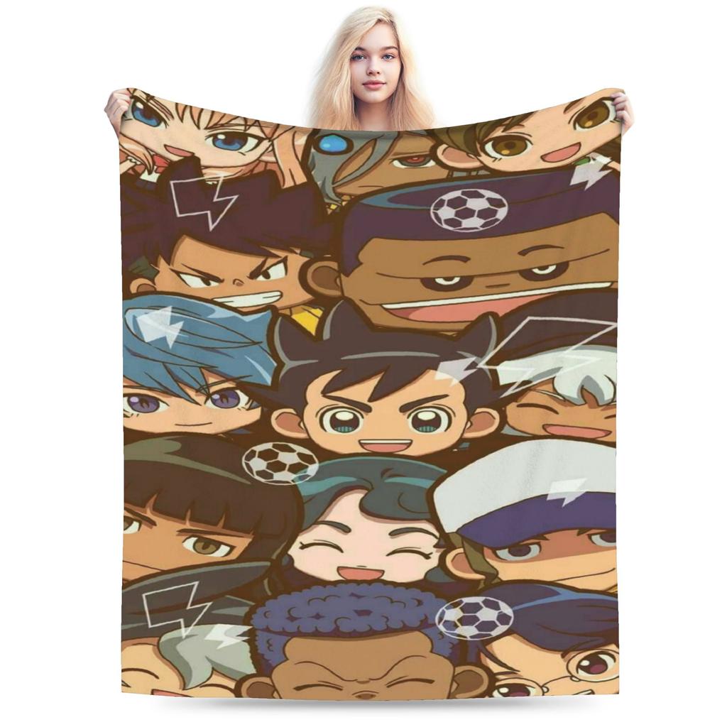 Stylish Inazuma Eleven: Victory Road Blanket Super Soft Flannel  Comfortable Throw Blankets Machine Washable