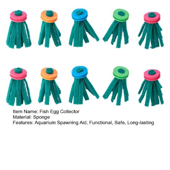Нерестовые мопы для рыб Безопасные для аквариумных рыб мопы для размножения Мопы для откладывания икры с плавающими пенопластовыми кольцами для петушков, гуппи