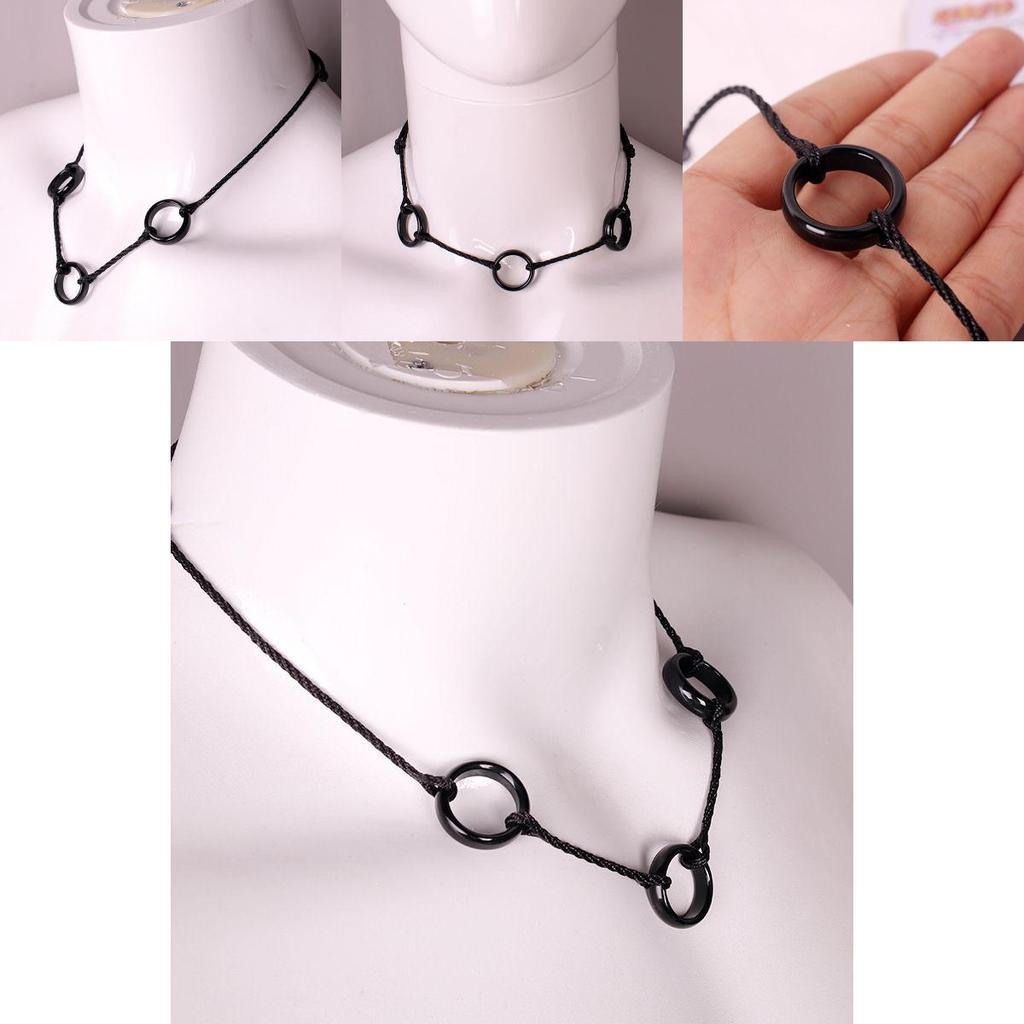 Модное аниме Наруто Учиха Итачи ожерелье с уникальным кулоном в виде трех колец