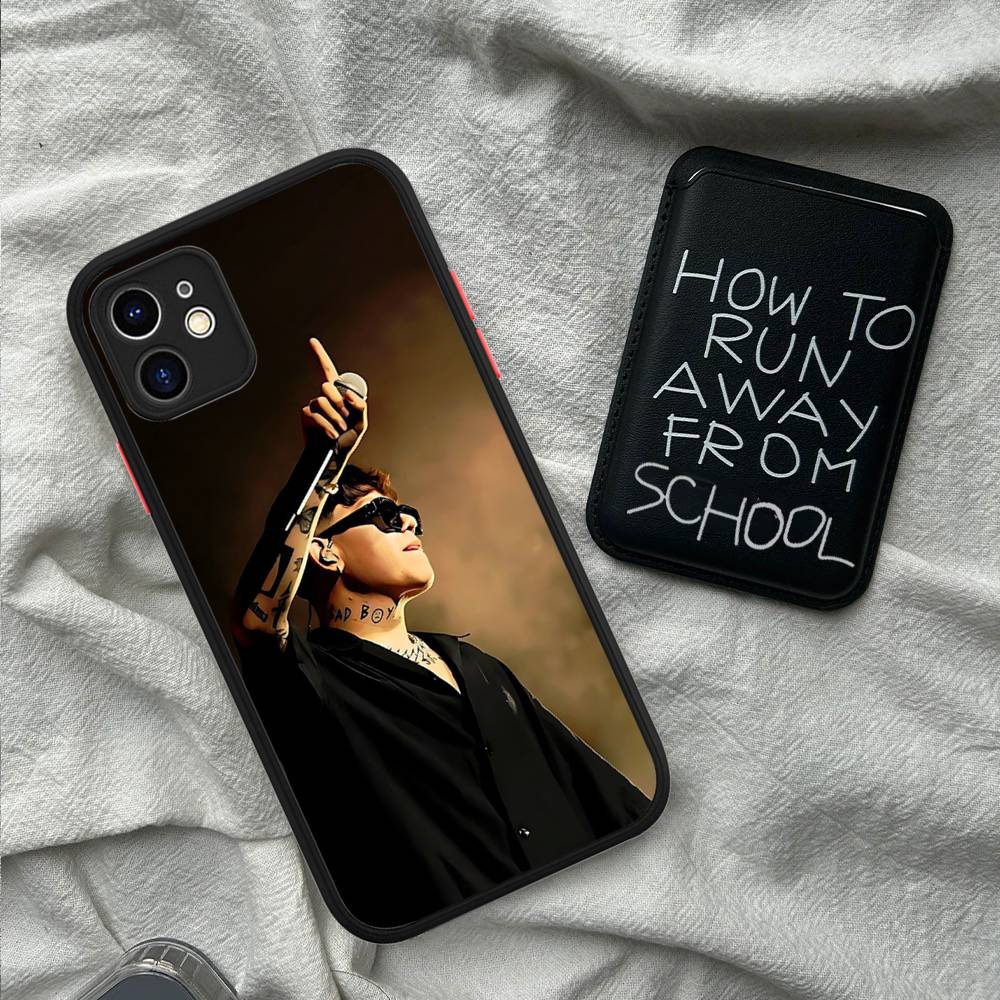 Чехол для телефона Junior H SAD BOYZ 4 LIFE Для IPhone 16 15 14 X XR XS 7 8 Plus 11 12 13 Pro MAX 13mini Матовый противоударный чехол