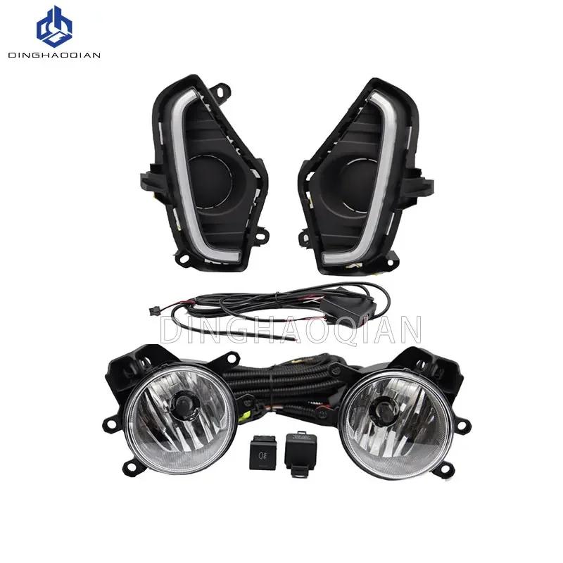 1 Set Fog Lights Headlight for Toyota Rav4 2019 2020 2021 Fog Lights Car Fog Lamp Kit With Harness Bulb Switch