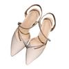 Women's Sandals Spring and Autumn All-match Rhinestone Chunky Heels High Heels Women's Shoes