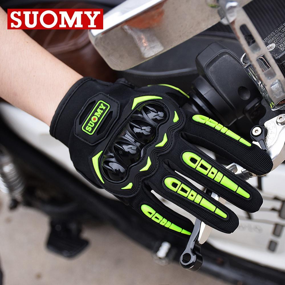 Summer Breathable Polyester Motorcycle Gloves Non-slip Wear-resistant Motocross Racing Gloves Touch Screen Moto Biker Gloves