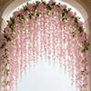 Hanging Garland Simulated Wisteria Flower Floral Plants Fake Flower Strings  Proposal