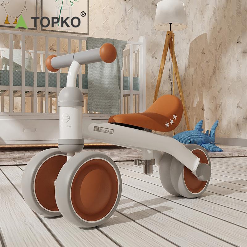 Профессиональный балансовый велосипед TOPKO, 3-колесные детские ходунки, баланс без педалей