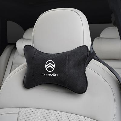 Дышащая подушка-подголовник для автомобиля из замши для C5X e-C4 X e-C3 C4 C3 C5 Berlingo C-Elysee C-Crosser C1 C6 C2