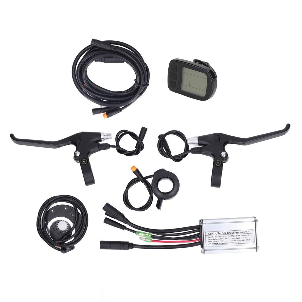 15A Electric Bike Motor Controller Kit Waterproof Controller with LCD5 Panel