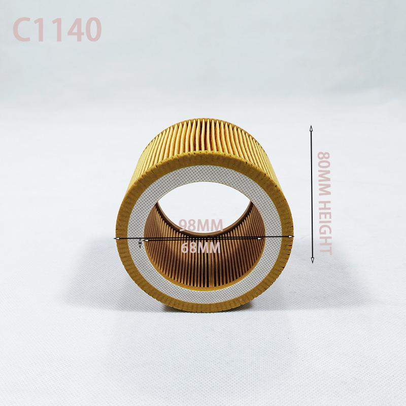 4 PCS Suitable for Air Filter Element C1140 1613900100 Fit for ATLAS COPCO Air Compressor GA10 GA11 GA5 GA5C GA7 GA7C GX11 GX7