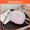 Bow Cartoon Cute Girl Pattern Childrens Shoulder Bag With Design Sequins