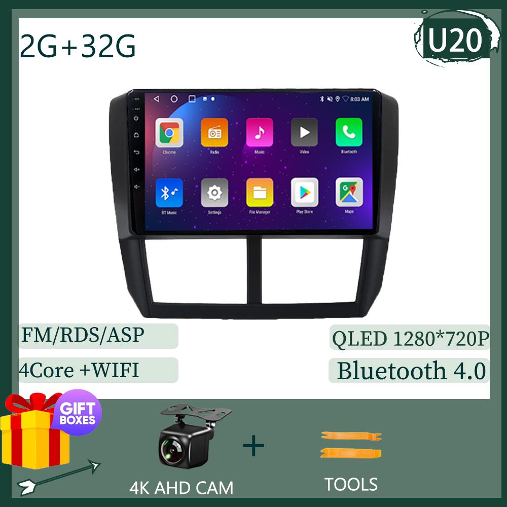 Android 13 Carplay Car Radio для Subaru Forester 3 SH 2007-2013 для Impreza GH GE 2 Din мультимедийный проигрыватель Carplay Auto Stereo