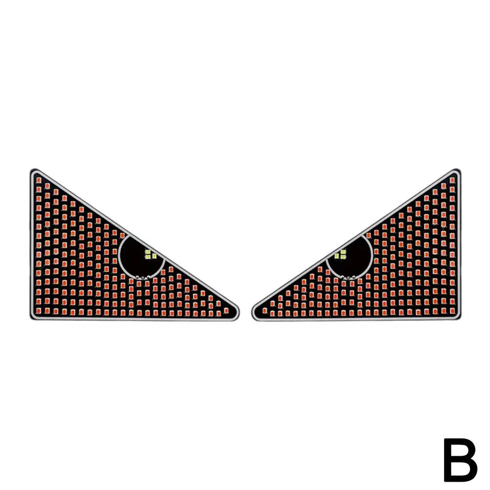 Car Windshield Glow Flexible LED Panel Devil Eyes Light LED Signal Lights Flashing LED Decoration Light For Car Windshield F6V0