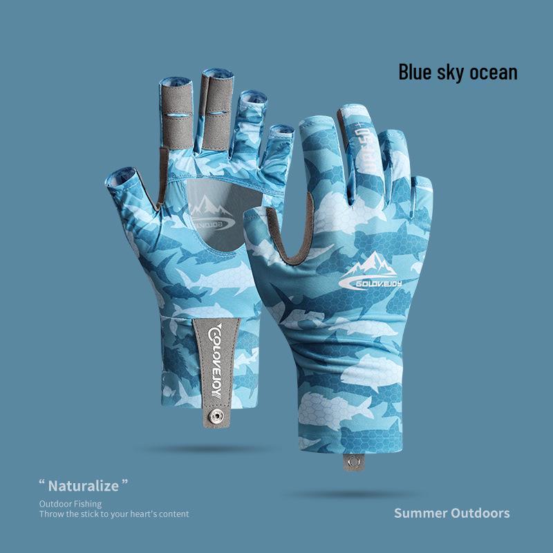 Осенне-зимние нескользящие рыболовные перчатки - Теплые, износостойкие, на флисовой подкладке, без пальцев, сенсорные DB68.