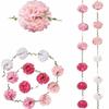 Tissue Paper Hanging Artificial Flowers 2.5m Artificial Flowers Garland  Birthday Party Decorations