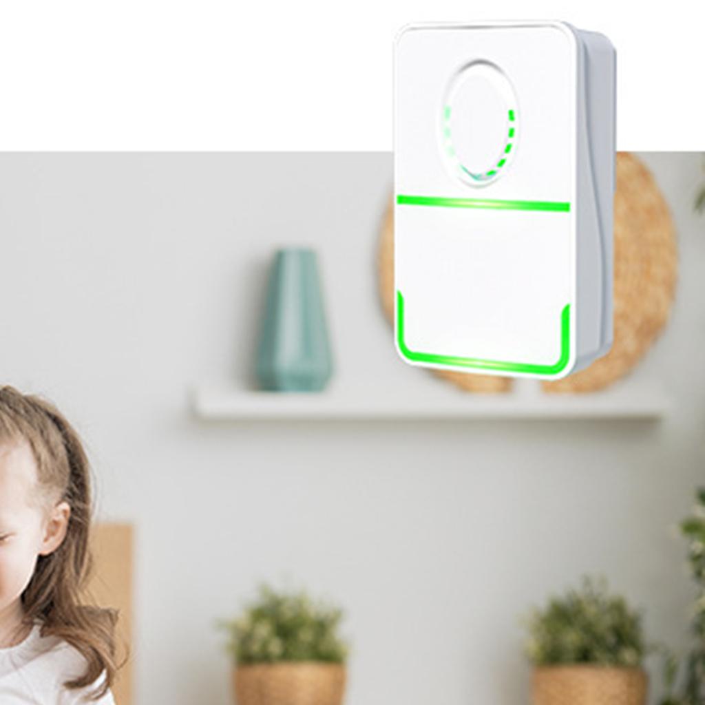 Air Purifier Plug In Negative Ion Portable Compact Odour Remover Low Noise High Filtration for Pets Bathroom Laundry Room Toilet