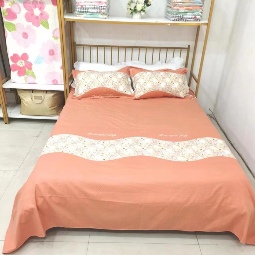 Cartoon Flannel Bed Sheet - Double or Single Size, Perfect for Dorms, In Stock
