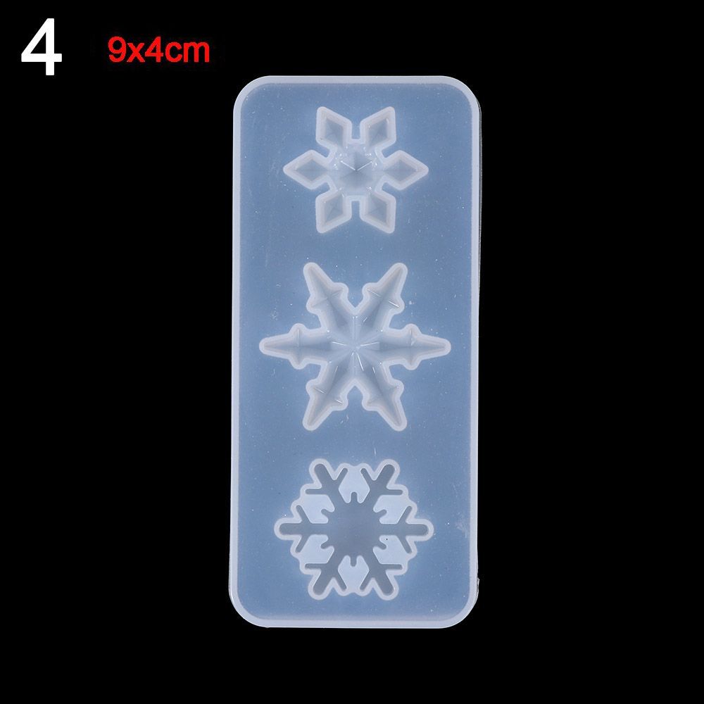 Hanging Home Decoration Christmas Gift Epoxy Resin Mold Silicone Pendant Snowflake Resin Molds