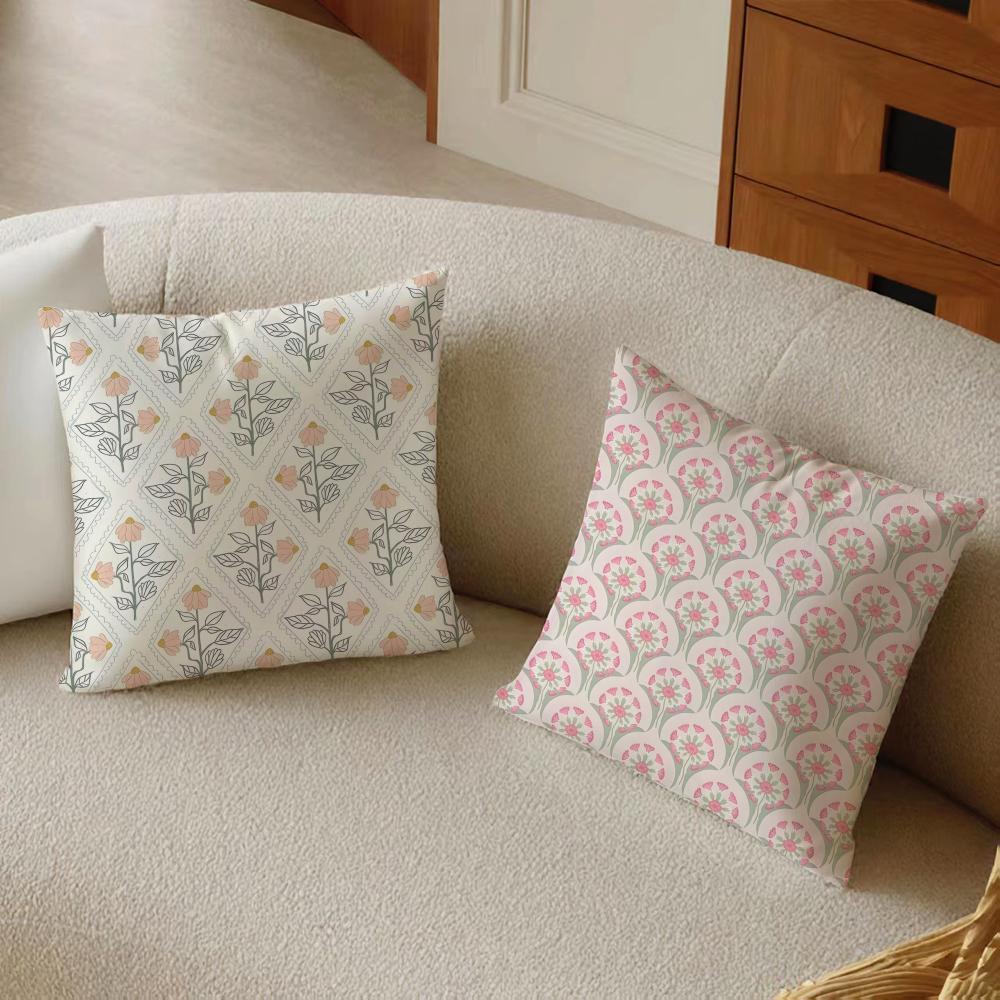 Style Exotic Bohemian Ethnic Style Cushion Cover Daily Washable Linen Pillowcase Soft For Sofa Bed Home Room Decor