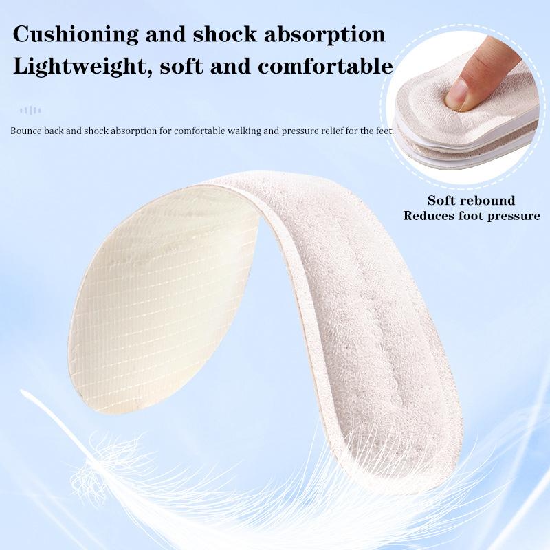 Sandals Insoles Women High-heel Insoles Self-adhesive Anti-slip Breathable Shoes Pads Stickers Soft Cushion Sole Inserts