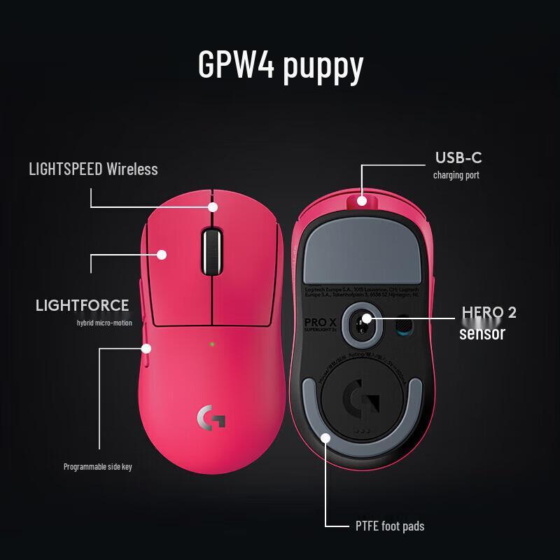 Беспроводная игровая мышь Logitech GPW4