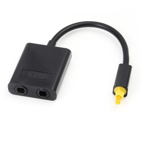 ENK 1 вход 2 выхода Цифровой оптический аудио сплиттер Адаптерный кабель для DVD-плеера, усилителя