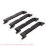 ESR563-1 4 Pieces Roof Rack Carrier Mounting Molding Port Bag Rail Lid Cover Trim Water Strip 95*15 mm for Mercedes C Class W204 S204 C204 2007-2015