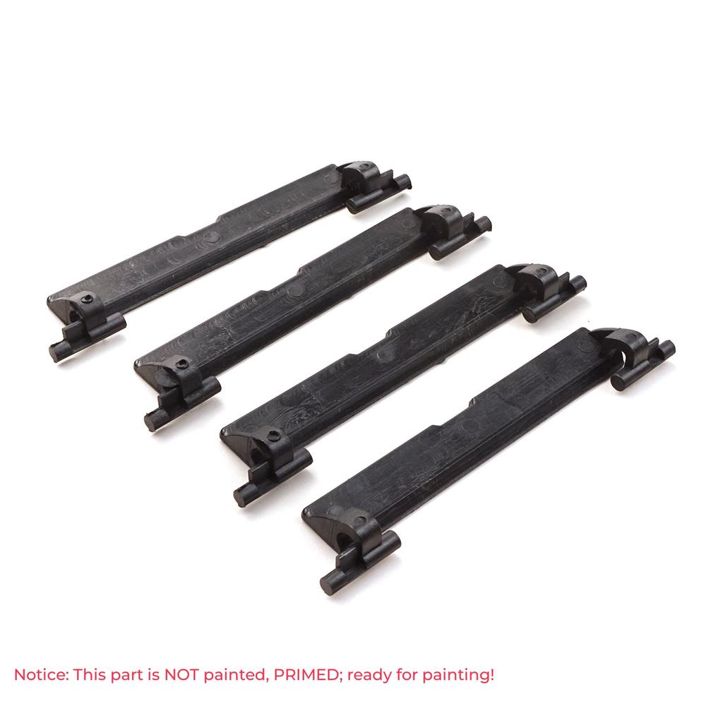 ESR563-1 4 Pieces Roof Rack Carrier Mounting Molding Port Bag Rail Lid Cover Trim Water Strip 95*15 mm for Mercedes C Class W204 S204 C204 2007-2015