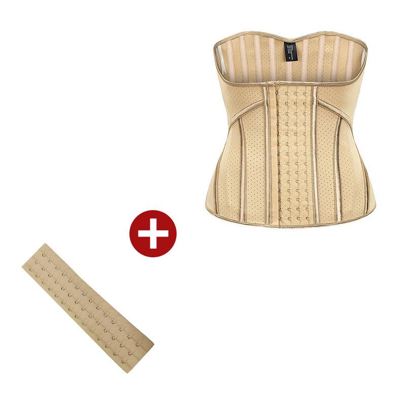 Трехбортный пояс для утяжки талии и живота из латекса на 19 косточек