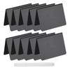 12/15/20/25Pcs with 2pcs White Pen Message Blackboard Signs Mini Chalkboard Tags  Party Supplies