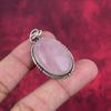 Rose Quartz Jewelry, 925 Solid Sterling Silver Pendant Handmade Gemstone Jewelry, Gifts For Wife Brand New Pendant