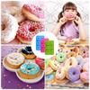 Axroad Mall 6-Compartment Heat-Resistant BPA-Free Silicone Donut Mold Set - 3 Colors, 27.5 x 17.5 x 3 cm, for Donuts, Cakes, Cookies, Muffins