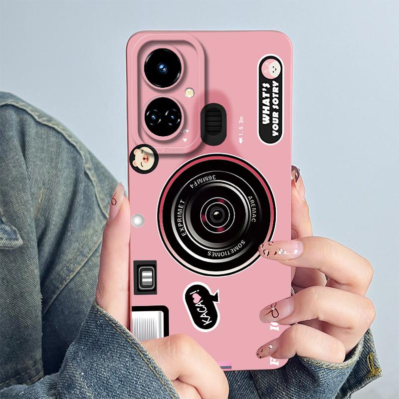 For Tecno Camon 19 CI6n / 19 Pro CI8 Phone Case Cover Silicone Sweet Painted Shell Cartoon Funda Printed Protective Casing Coque