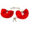Handcuffs - Steel Wrists Covered with Red Fur