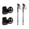 4Pcs Walking Stick Pad Buffers Trekking Poles Cane Tip Protector Hiking Poles Tip Nonslip Foot Cover Hiking Accessories