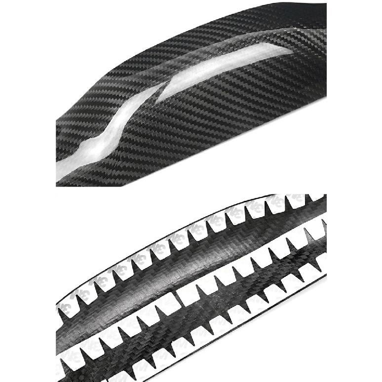 Carbon Fiber Car Trunk Lid Tailgate Handle Cover Trim Sticker for Fiat 500 2008-2023 Abarth 595 2012-2023 Abarth 695 2010-2023