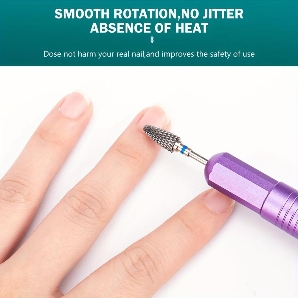1 шт. твердосплавные вольфрамовые фрезы для ногтей, электрический маникюрный аппарат, аксессуар, фрезы для удаления гель-лака с ногтей, инструменты для ногтей
