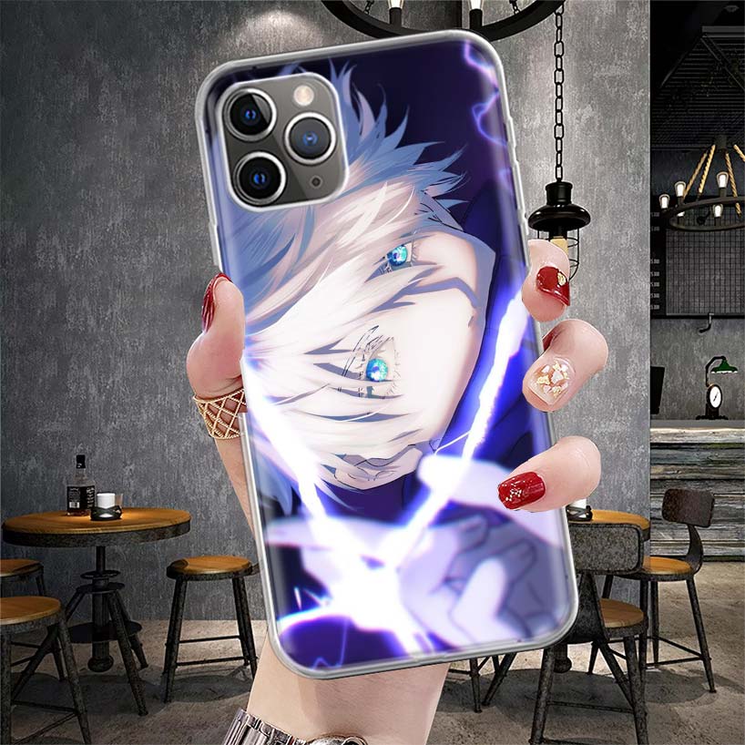 Япония Аниме JujuKaisen Мягкий Чехол Для Телефона Для IPhone 11 17 Air 16E 16 Pro Max 15 + 14 Plus 13 Mini 12 Apple 7 SE 8 Fundas Coque 11