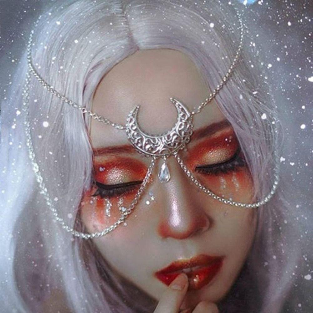 Sweet Headpiece Bohemia Headbands Wedding Headbands Women Head Chain Crystal Forehead Chain