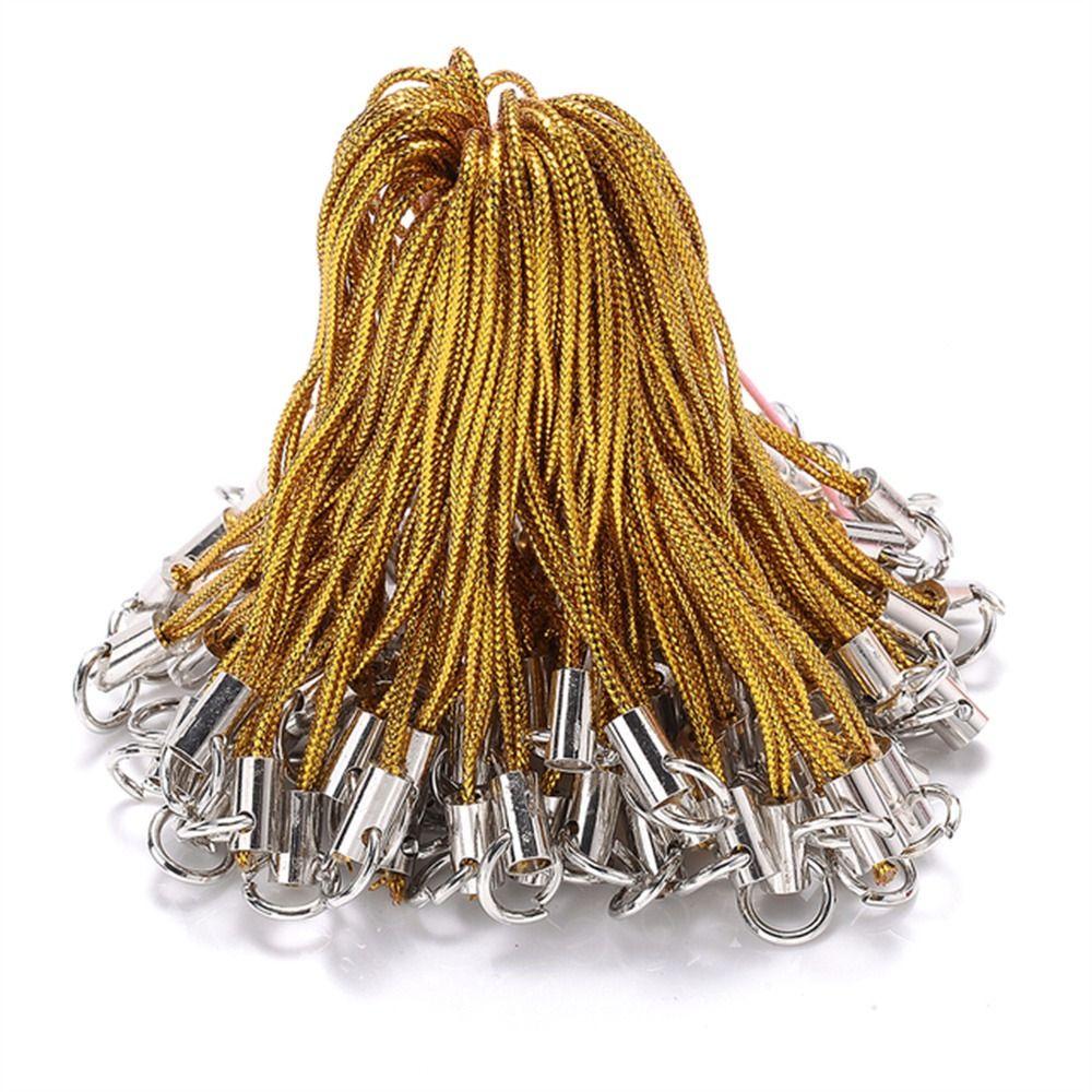 Straps Phone Landyard Jump Ring Lanyard Rope Keychains Cord DIY Keyring Pendant Lanyard Strap Cord