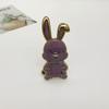 Cute Rabbit Phone Grip Stand Foldable Adjustable Universal Compatibility Cartoon Bunny Design Secure Grip for Smartphones and Tablets