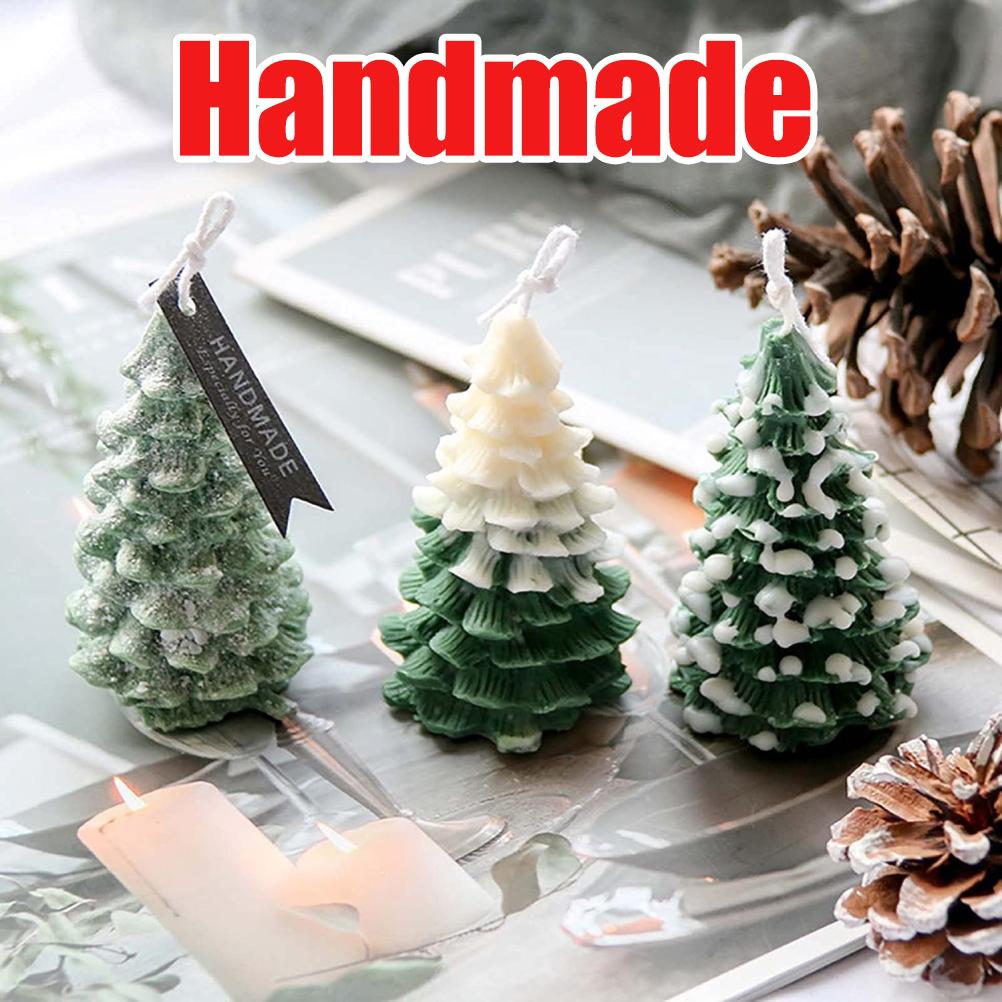 1 шт. Рождественская елка DIY силиконовая форма для свечей для мыла, украшения торта, фестиваля, изготовления поделок, дома